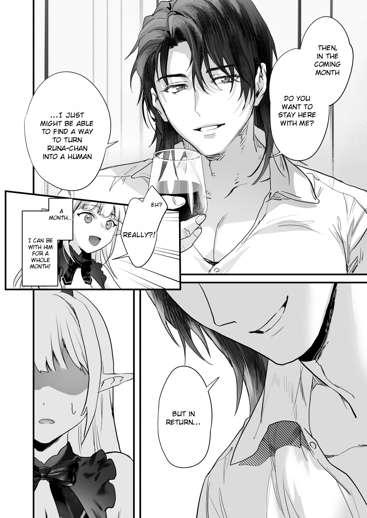 hentai manga A mysterious exorcist falls in love with a reincarnated succubus and risks his life